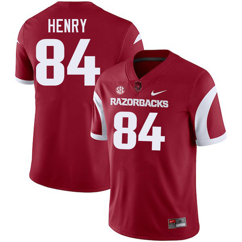 Hunter Henry Arkansas Jersey,Arkansas Razorbacks #84 Hunter Henry Jersey Youth College-Retro Cardina